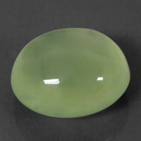 Prehnite naturale verde da 17,09 ct, trasparente, trasparente/traslucido