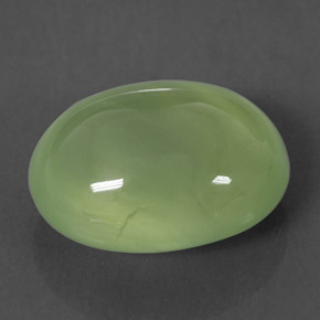 Prehnite naturale verde da 12,22 ct, trasparente, trasparente/traslucido
