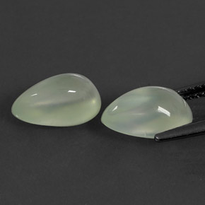 Gemme di Prehnite Verde naturale da  ct, Trasparente, Trasparente/Traslucido