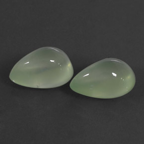 Prehnite naturale verde da  ct, trasparente, trasparente/traslucido