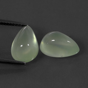 Prehnite naturale verde da  ct, trasparente, trasparente/traslucido