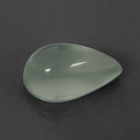 Prehnite naturale verde da 4,45 ct, trasparente, trasparente/traslucido