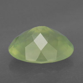 Prehnite naturale verde da 9,60 ct, trasparente, trasparente/traslucido