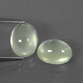 Prehnite naturale verde da  ct, trasparente, trasparente/traslucido