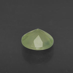 Prehnite naturale verde da 1,78 ct, trasparente, trasparente/traslucido