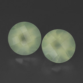 Prehnite naturale verde da  ct, trasparente, trasparente/traslucido