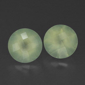 Prehnite naturale verde da  ct, trasparente, trasparente/traslucido