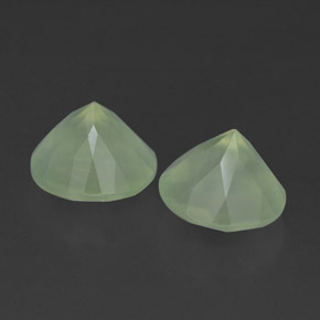 Prehnite naturale verde da  ct, trasparente, trasparente/traslucido