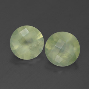 Prehnite naturale verde da  ct, trasparente, trasparente/traslucido