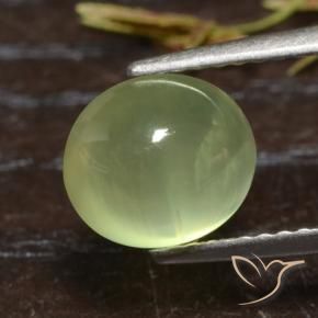 Prehnite Verde chiaro naturale da 2.71 ct, Ovale, Traslucido
