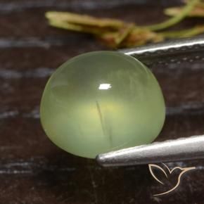 Prehnite Verde chiaro naturale da 2.71 ct, Ovale, Traslucido