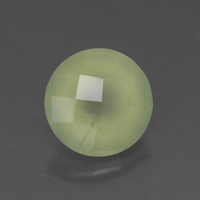 Prehnite naturale verde da 1,92 ct, trasparente, trasparente/traslucido