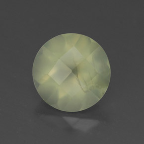 Prehnite naturale verde da 1,92 ct, trasparente, trasparente/traslucido