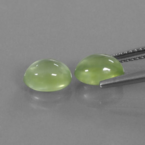 Prehnite naturale verde da  ct, trasparente, trasparente/traslucido