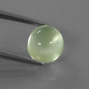 Prehnite naturale verde da 4,13 ct, trasparente, trasparente/traslucido