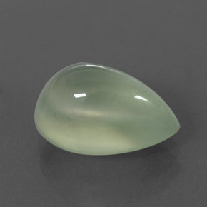 Prehnite naturale verde da 4,38 ct, trasparente, trasparente/traslucido