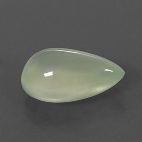 Prehnite naturale verde da 3,38 ct, trasparente, trasparente/traslucido