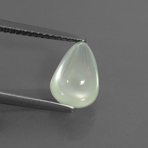 Prehnite naturale verde da 2,08 ct, trasparente, trasparente/traslucido