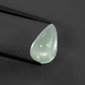 Prehnite naturale verde da 2,81 ct, trasparente, trasparente/traslucido