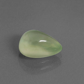 Prehnite naturale verde da 1,81 ct, trasparente, trasparente/traslucido