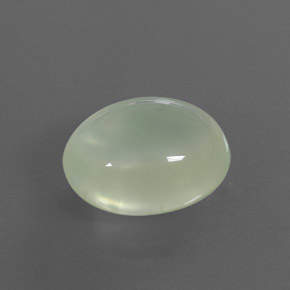 Prehnite naturale verde da 8,89 ct, trasparente, trasparente/traslucido