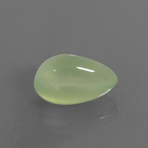 Prehnite naturale verde da 5,93 ct, trasparente, trasparente/traslucido