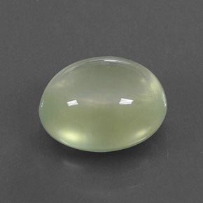 Prehnite naturale verde da 4,97 ct, trasparente, trasparente/traslucido