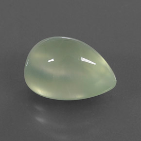 Prehnite naturale verde da 4,75 ct, trasparente, trasparente/traslucido