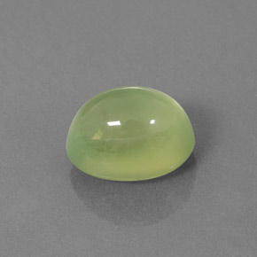 Prehnite naturale verde da 4,46 ct, trasparente, trasparente/traslucido