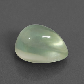 Prehnite naturale verde da 2,35 ct, trasparente, trasparente/traslucido