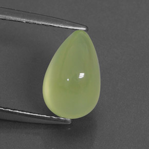 Prehnite naturale verde da 2,38 ct, trasparente, trasparente/traslucido