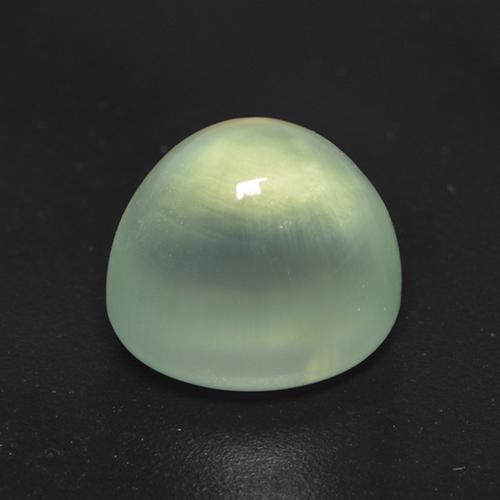 Prehnite naturale verde da 2,08 ct, taglio ovale, trasparente