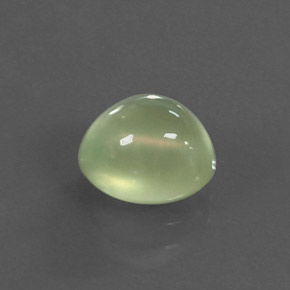 Prehnite naturale verde da 2,48 ct, trasparente, trasparente/traslucido