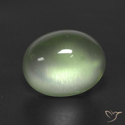 Prehnite Yellow Green  naturale da 2.72 ct, Ovale, Trasparente