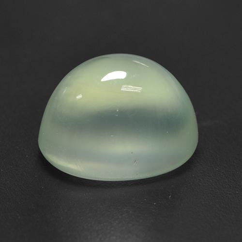 Prehnite naturale verde da 2,70 ct, taglio ovale, trasparente