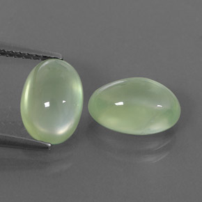 Prehnite naturale verde da  ct, trasparente, trasparente/traslucido