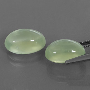 Prehnite naturale verde da  ct, trasparente, trasparente/traslucido