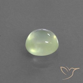 Prehnite Yellow Green  naturale da 1.86 ct, Ovale, Trasparente/Traslucido