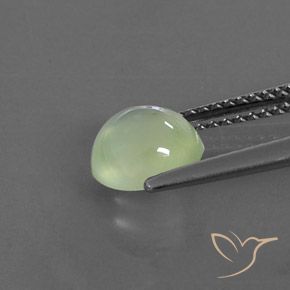 Prehnite Yellow Green  naturale da 1.86 ct, Ovale, Trasparente/Traslucido