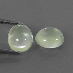 Prehnite naturale verde da  ct, trasparente, trasparente/traslucido
