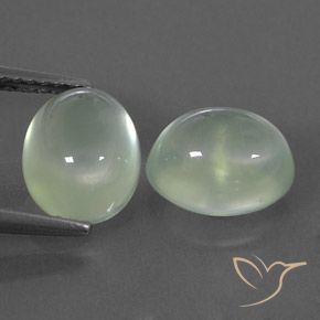 5.22ctw Naturale Giallo chiaro Verde Prehnite, Ovale, Trasparente/Traslucido