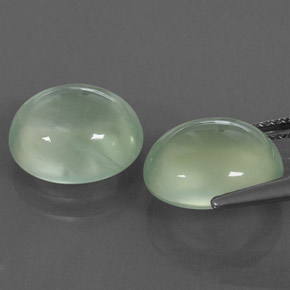 Prehnite naturale verde da  ct, trasparente, trasparente/traslucido