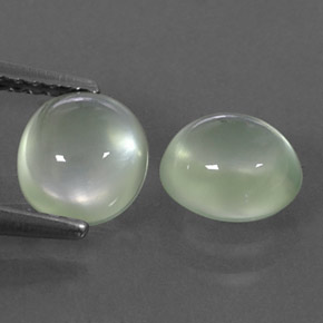 Prehnite naturale verde da  ct, trasparente, trasparente/traslucido