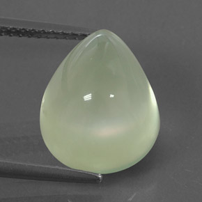 Prehnite naturale verde da 9,95 ct, trasparente, trasparente/traslucido