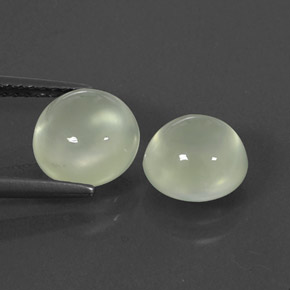 Prehnite naturale verde da  ct, trasparente, trasparente/traslucido