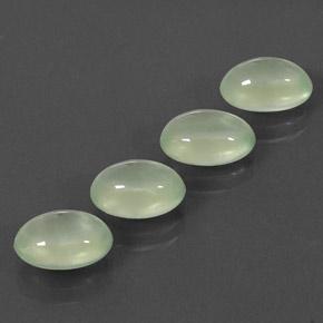 Gemme di Prehnite Verde chiaro naturale da 6.70 ct, Trasparente, Trasparente/Traslucido