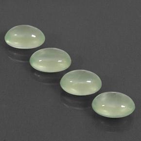 Gemme di Prehnite Verde chiaro naturale da 6.70 ct, Trasparente, Trasparente/Traslucido