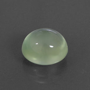 Prehnite naturale verde da 3,85 ct, trasparente, trasparente/traslucido