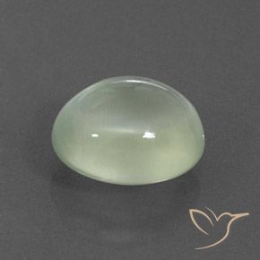 Prehnite Yellow Green  naturale da 3.91 ct, Ovale, Trasparente/Traslucido