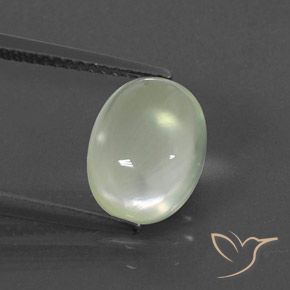 2.68ct Naturale Pale Green  Prehnite, Ovale, Trasparente
